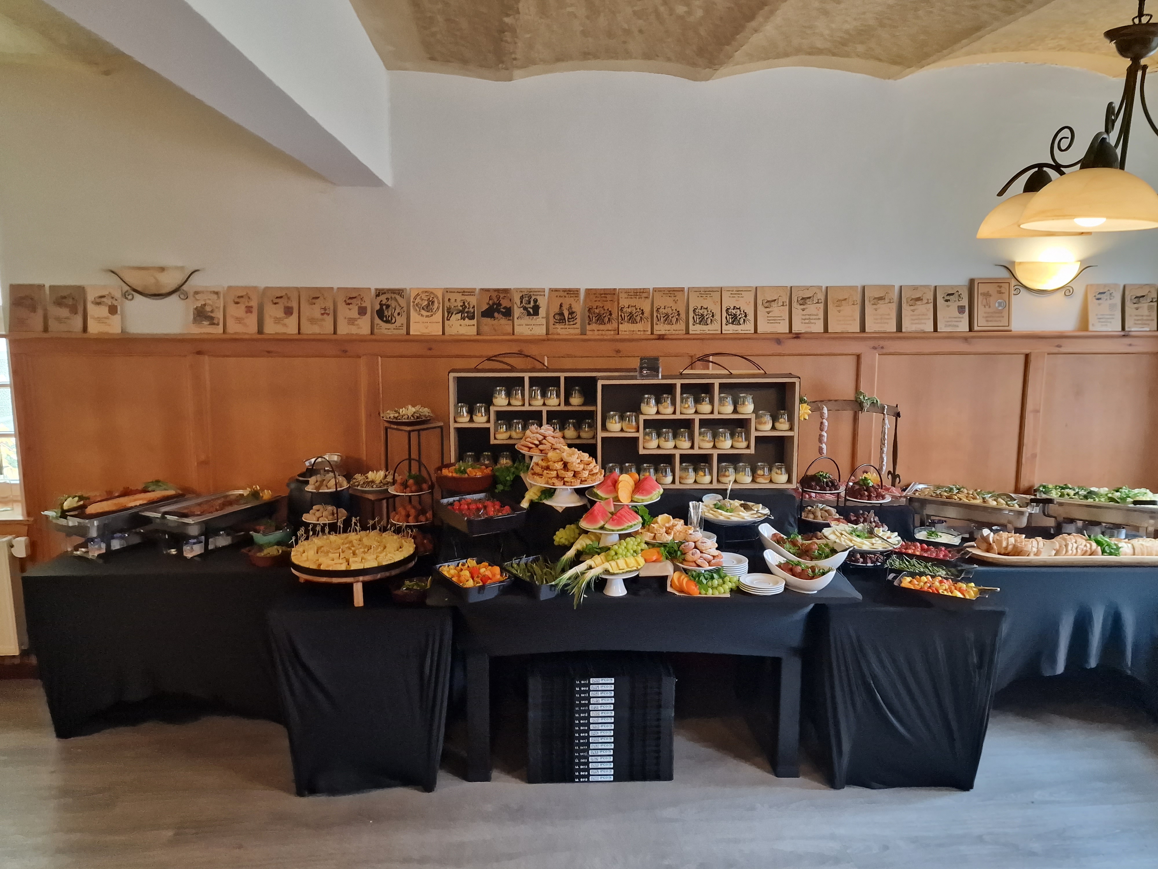 Professionelles Catering-Buffet