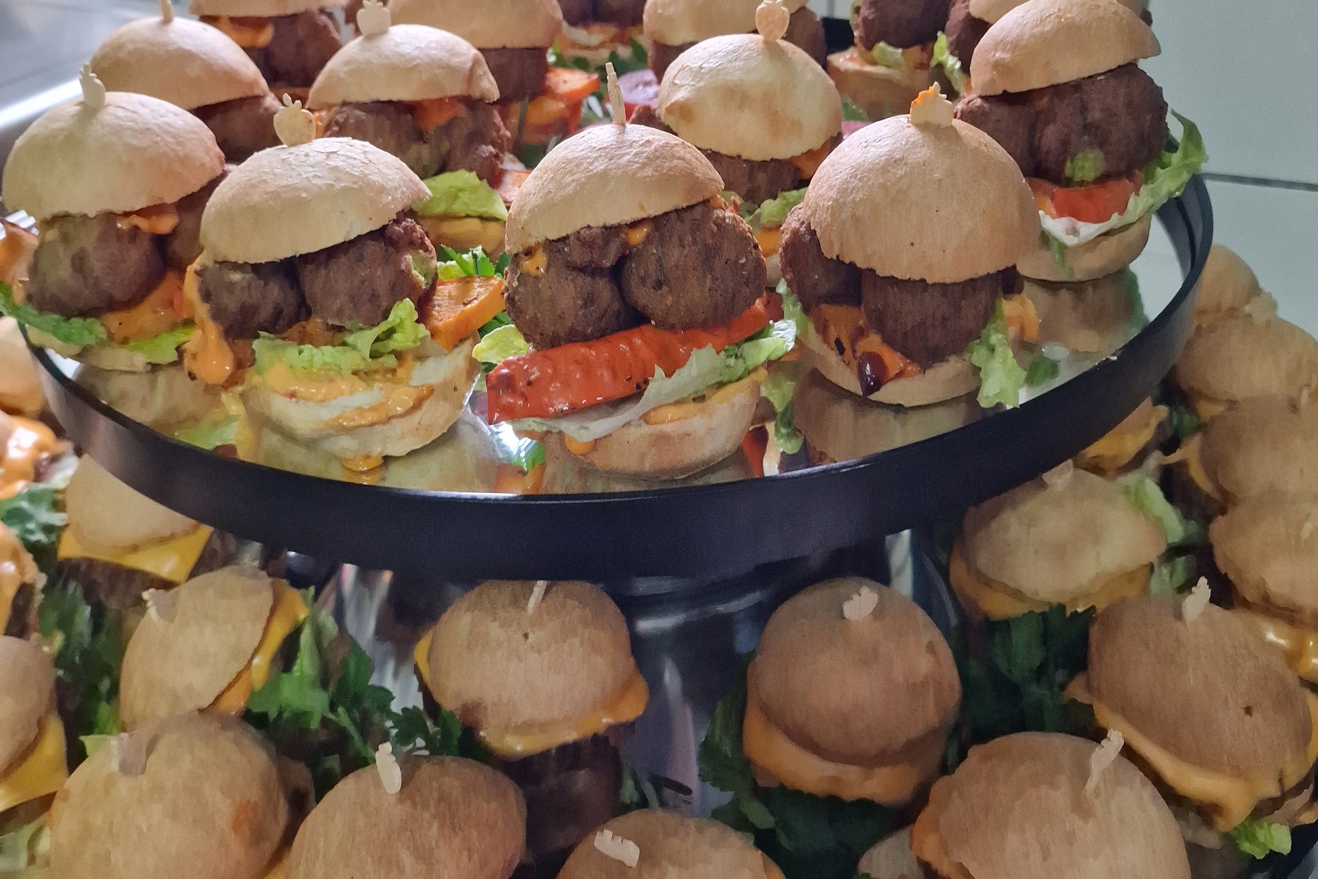 Burger-Slider Platte