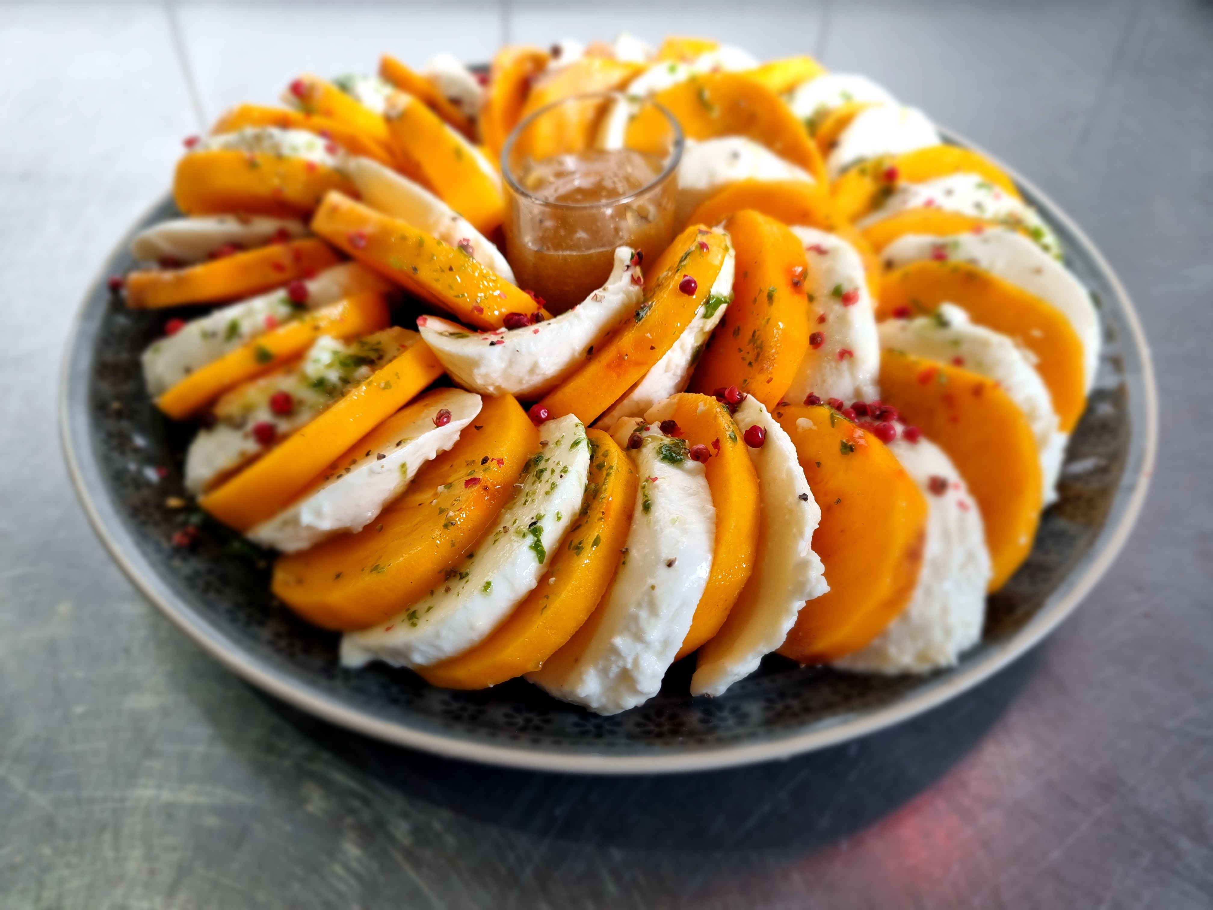 Mango-Mozzarella Caprese — Food Art